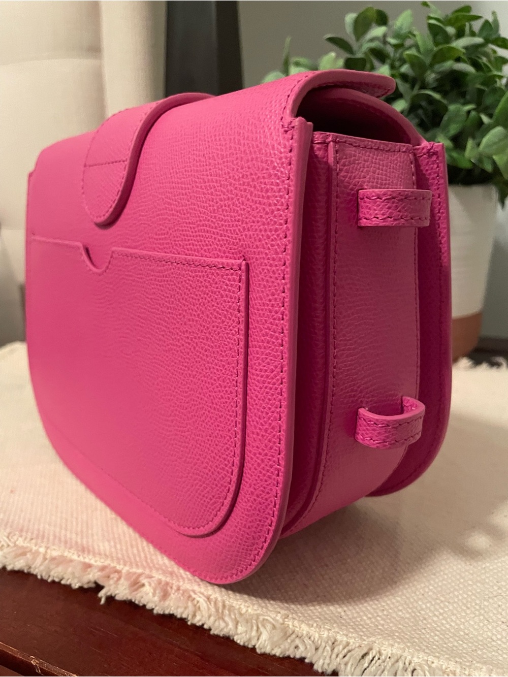 Senreve Cadence crossbody pebbled Viva Magenta - Picture 6 of 12